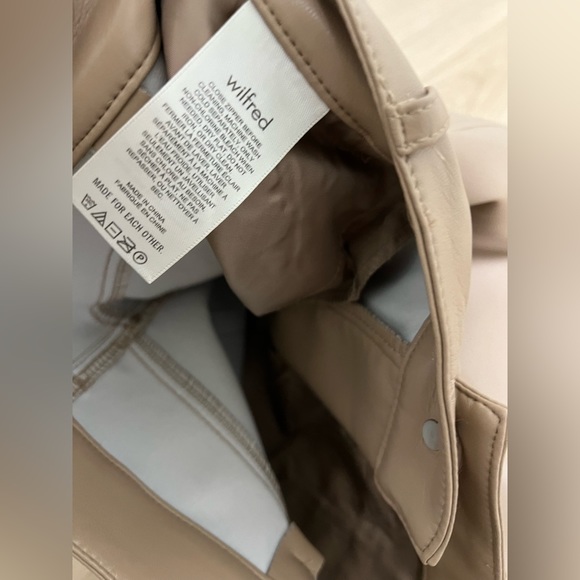 NWTS Wilfred Melina Leather Pant Sz 0 - Picture 4 of 5